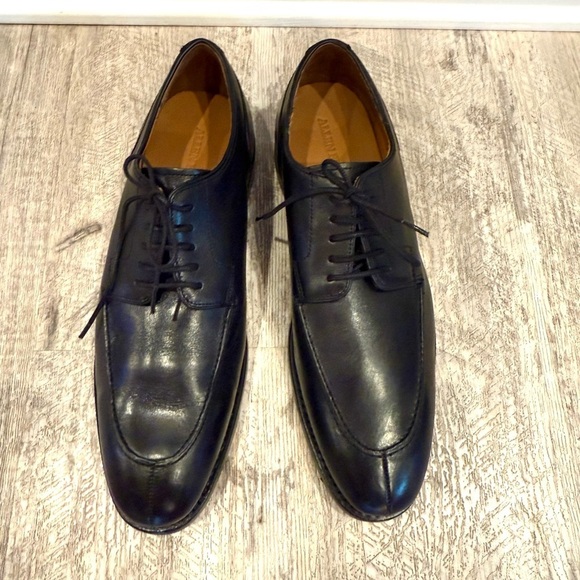 Allen Edmonds Watson Leather Derby Black Oxford Shoes Timeless Design NWOT main image 9